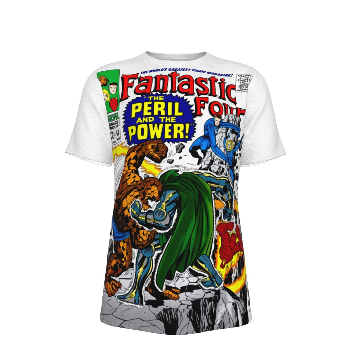 FANTASTIC FOUR 60 ALL OVER PRINT SHIRT AND TANK