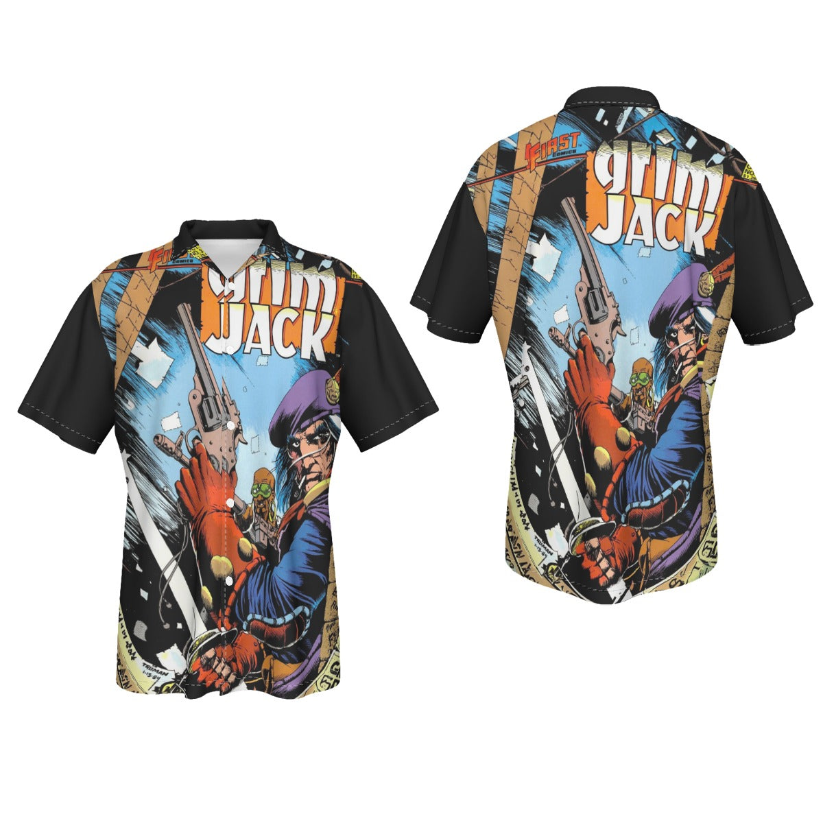 GRIMJACK 1 ALL OVER PRINT SHIRT AND TANK TOP