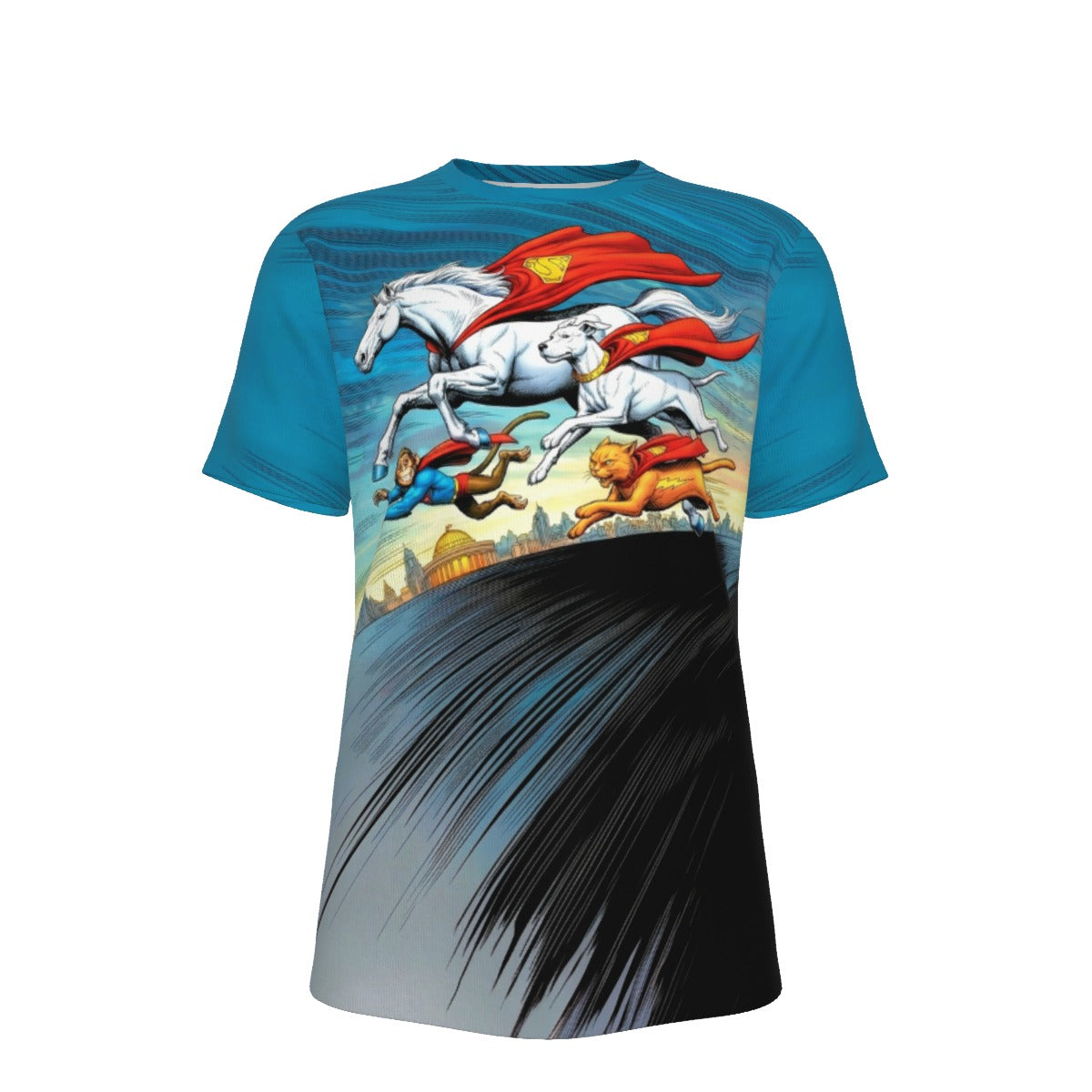 SUPER PETS GO All Over Print Shirt & Tank Top - ORIGINAL ART