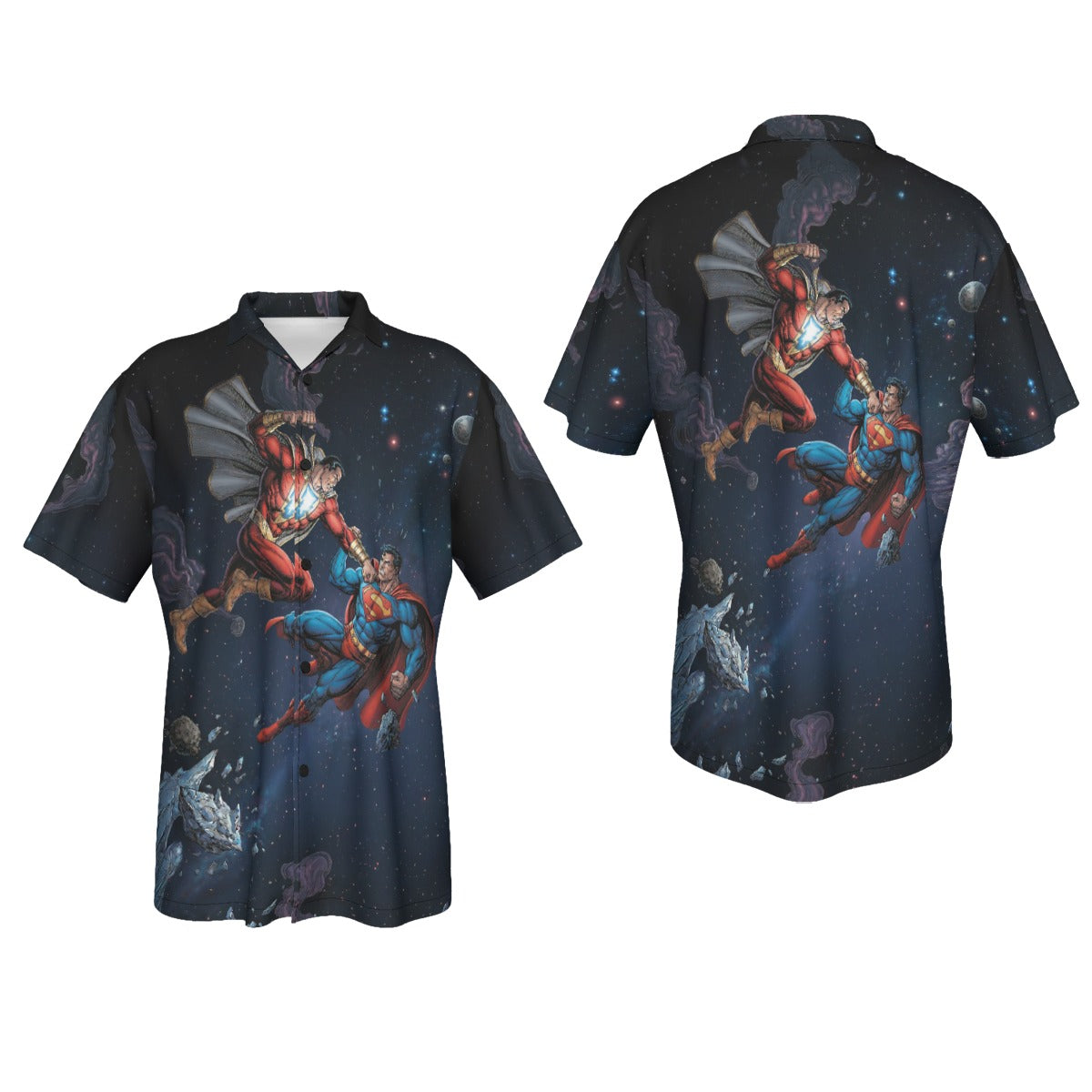 SUPERMAN VS SHAZAM GO All Over Print Shirt & Tank Top - ORIGINAL ART