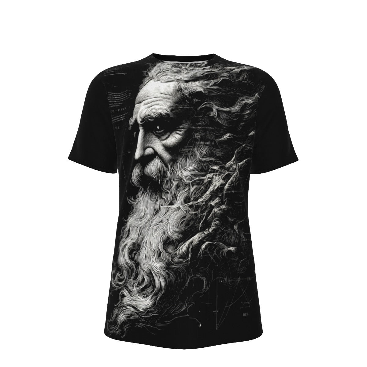 THE DAVINCI BEARD ALL OVER PRINT SHIRT AND TANK TOP -ORIGINAL ART