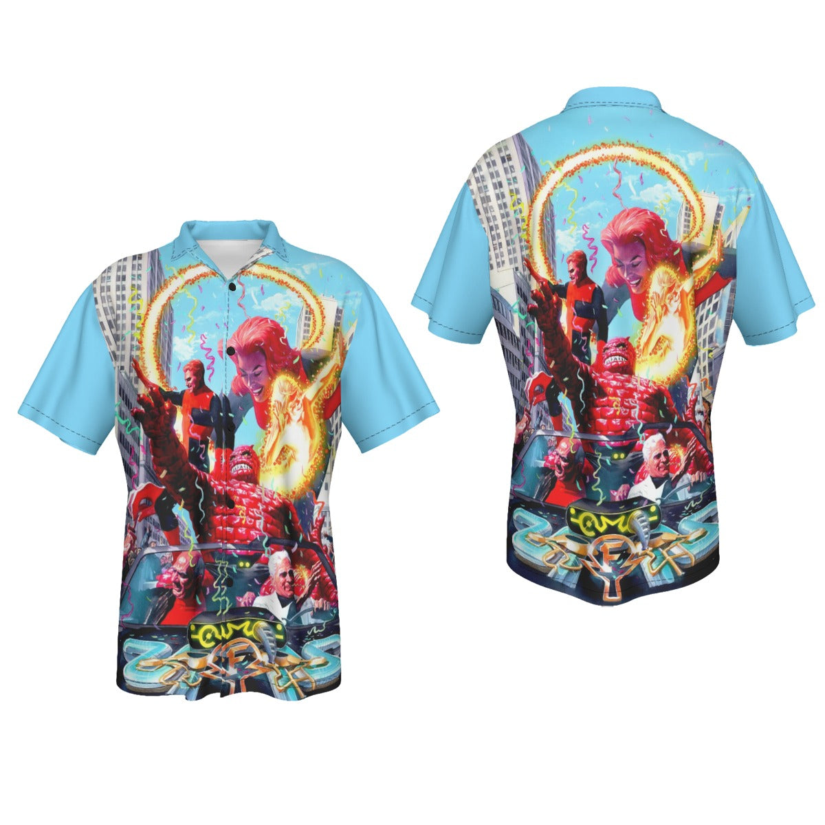 ASTRO CITY PARADE All Over Print Shirt & Tank Top - ALEX ROSS ART