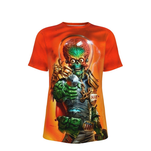 MARS ATTACK JUDGE DREDD 2 ALL OVER PRINT SHIRT AND TANK TOP