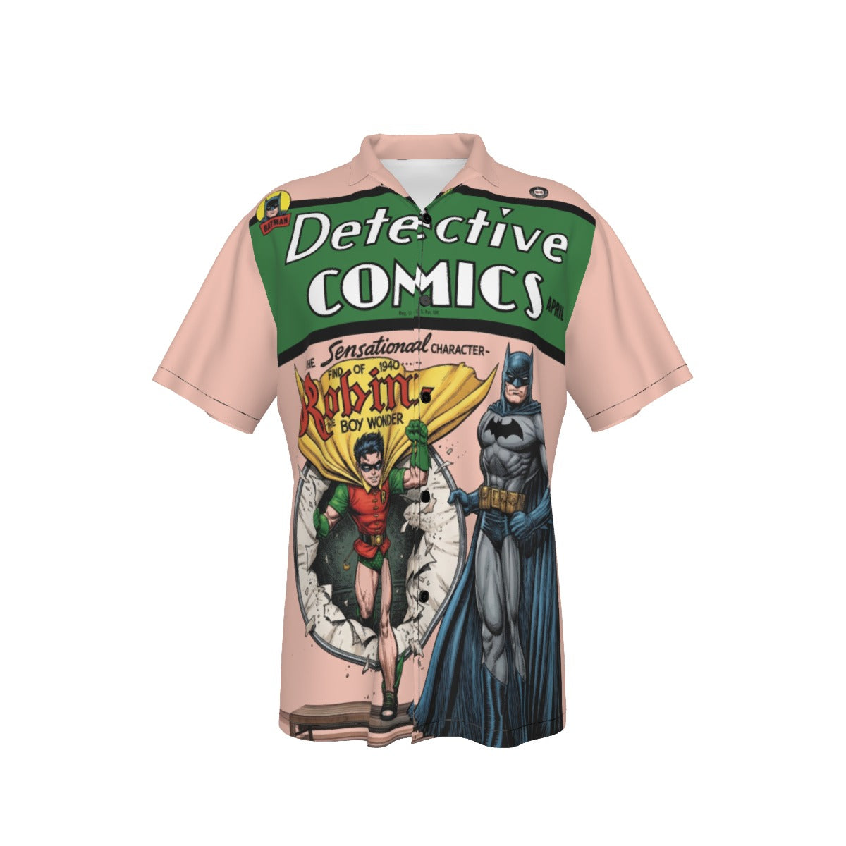 DETECTIVE 38 1ST ROBIN ALL OVER PRINT SHIRT AND TANK TOP - REDRAWN