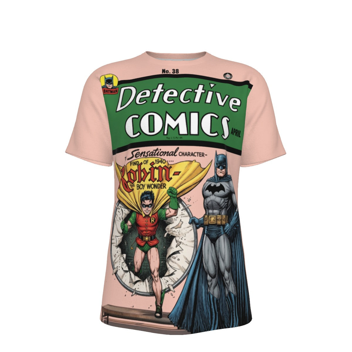 DETECTIVE 38 1ST ROBIN ALL OVER PRINT SHIRT AND TANK TOP - REDRAWN