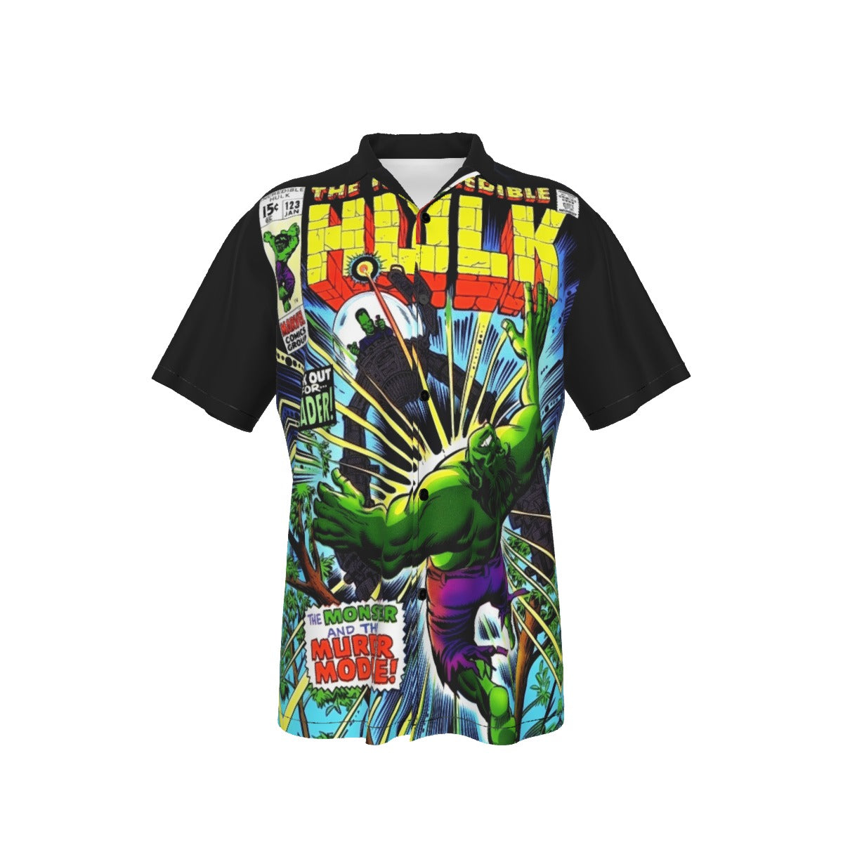 INCREDIBLE HULK 123 ALL OVER PRINT SHIRT AND TANK TOP