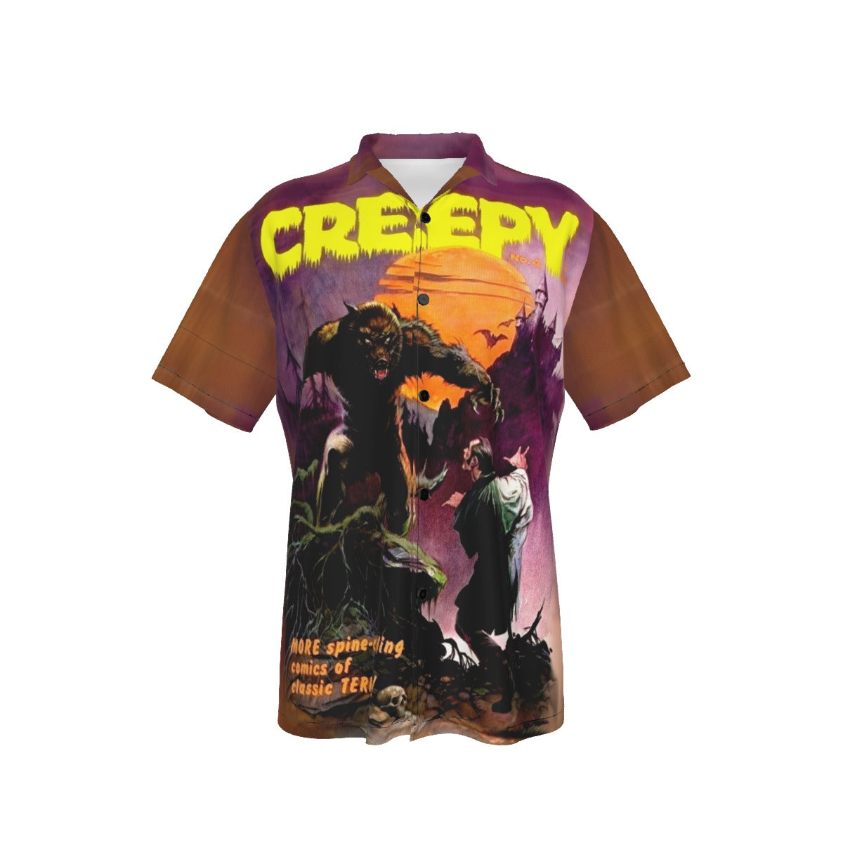 CREEPY 4 ALL OVER PRINT SHIRT AND TANK TOP- FRANK FRAZETTA ART