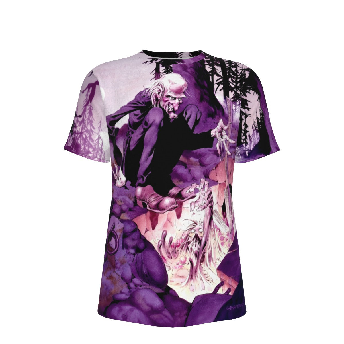CREEPY PINUP ALL OVER PRINT SHIRT AND TANK TOP-BERNIE WRIGHTSON