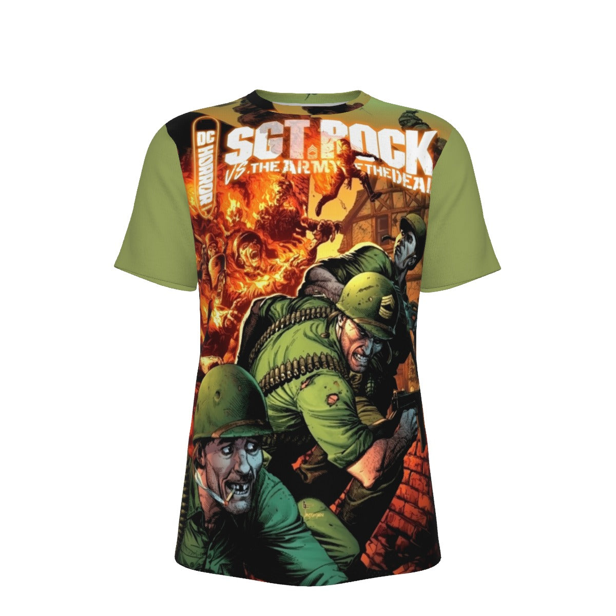 SGT ROCK VS ARMY OF THE DEAD ALL OVER PRINT SHIRT AND TANK TOP