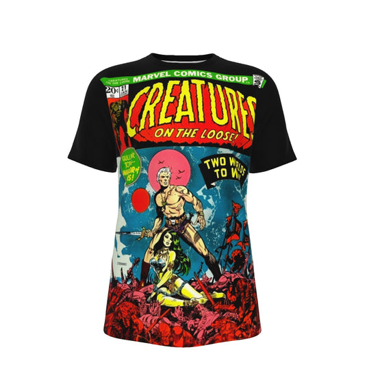 CREATURES ON THE LOOSE 21 ALL OVER PRINT SHIRT AND TANK TOP- STERANKO ART