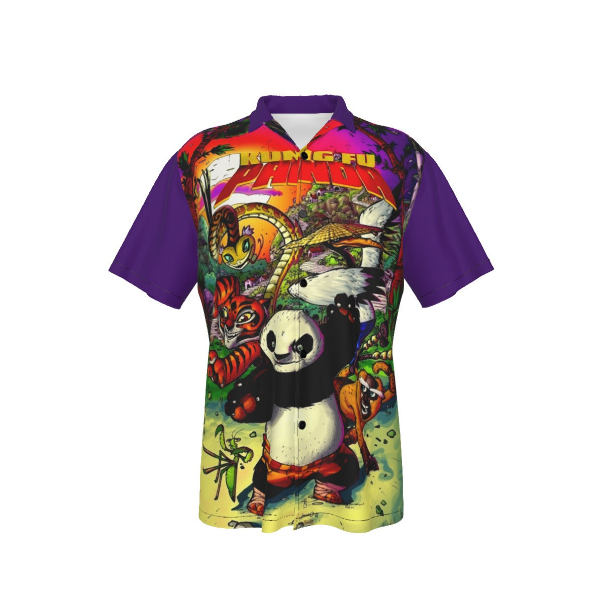 KUNG FU PANDA ALL OVER PRINT SHIRT AND TANK TOP