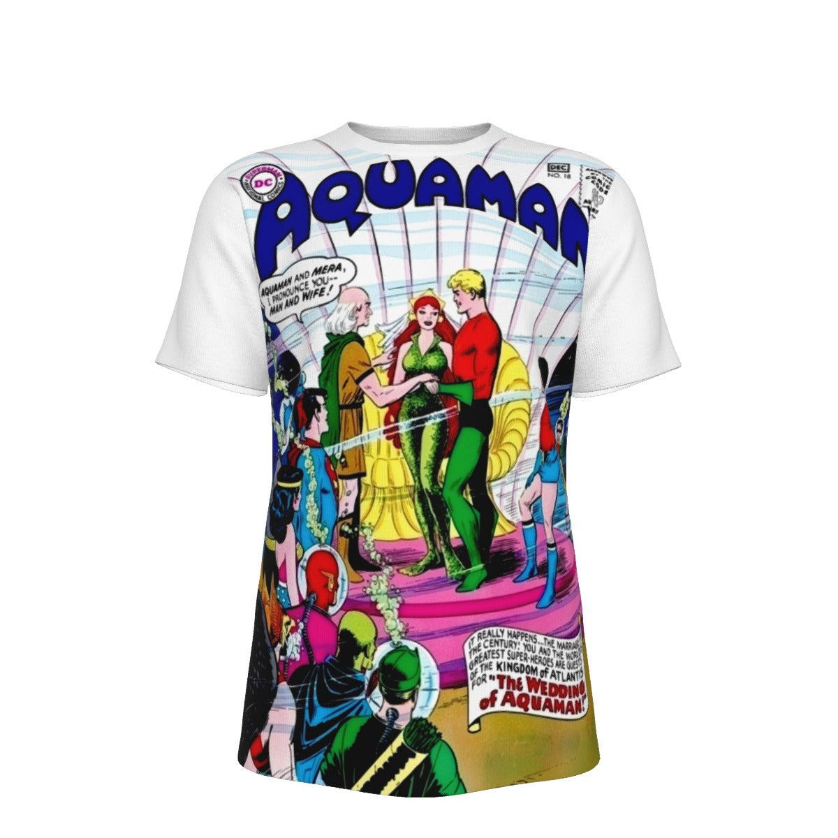 AQUAMAN 18 All Over Print Shirt & Tank Top - MERA