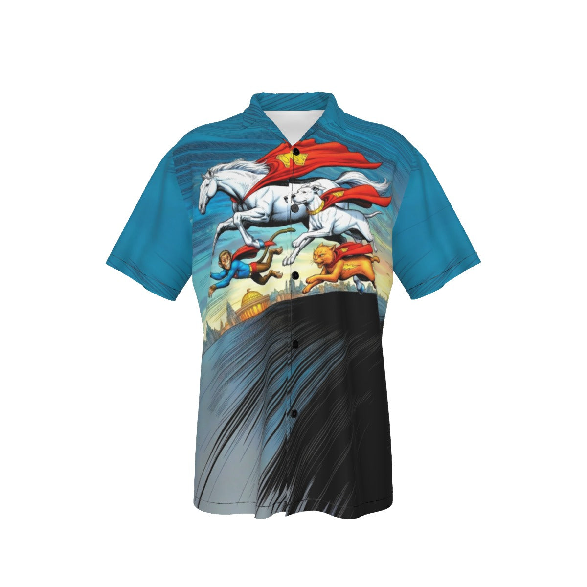 SUPER PETS GO All Over Print Shirt & Tank Top - ORIGINAL ART