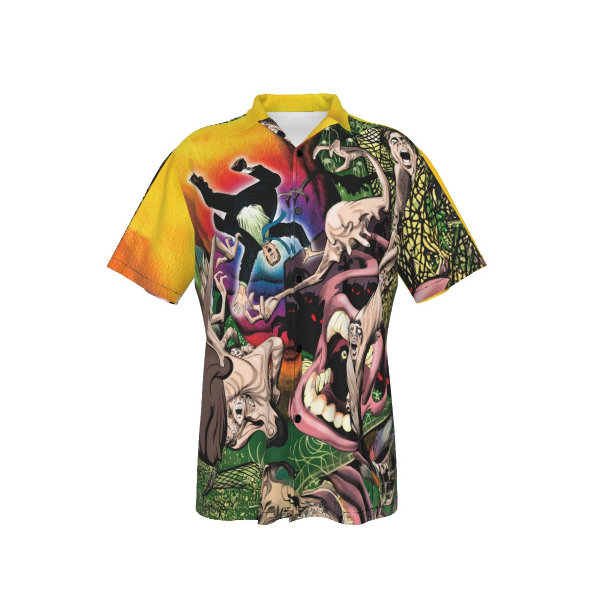 CREEPY STEVE DITKO PIN UP ALL OVER PRINT SHIRT AND TANK TOP