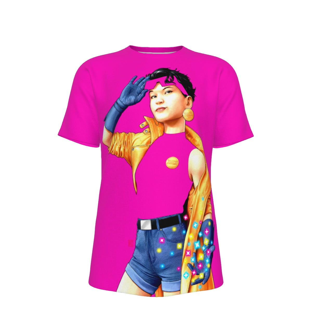 JUBILEE NEGATIVE SPACE ALL OVER PRINT SHIRT AND TANK