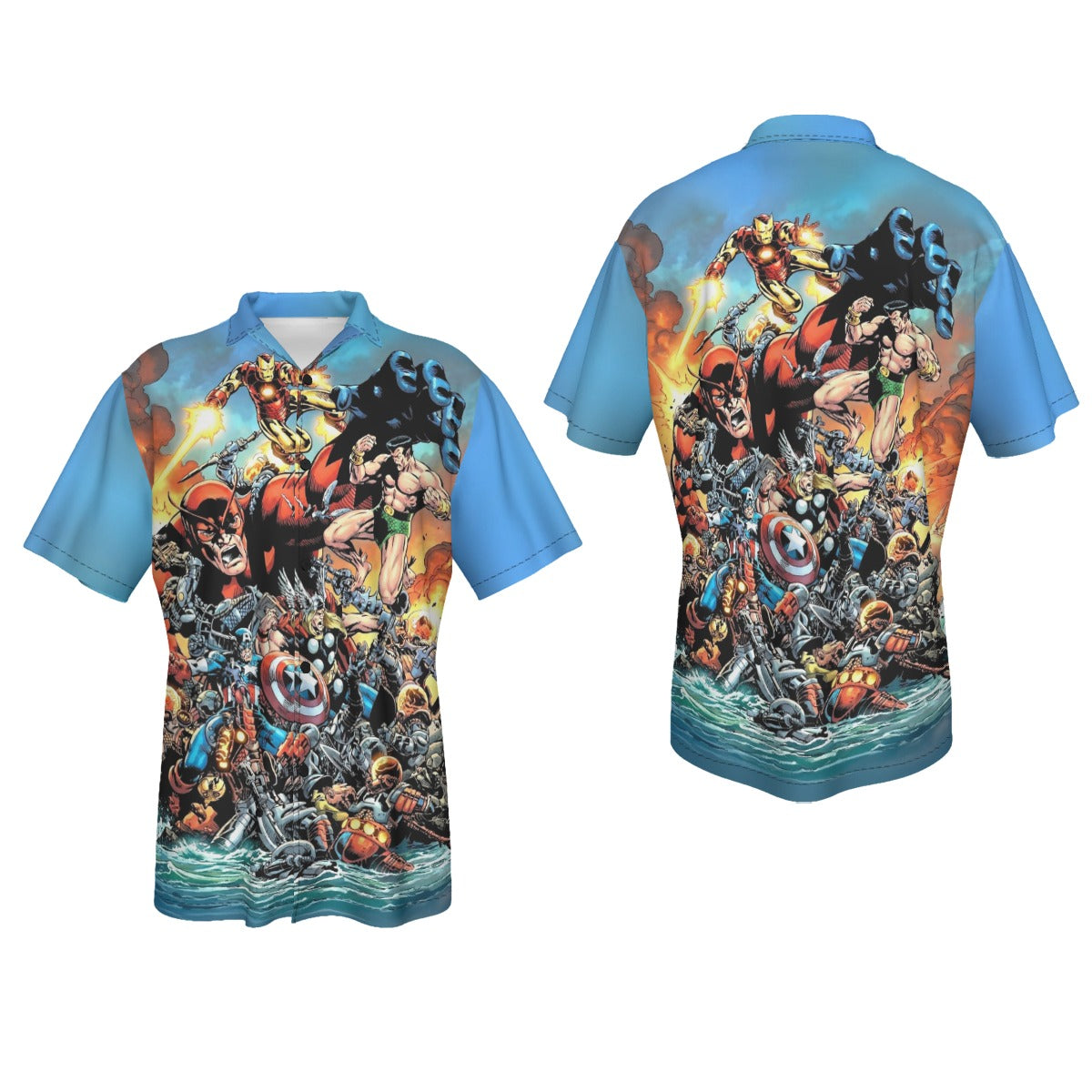 AVENGERS PINUP GO All Over Print Shirt & Tank Top - MICHAEL GOLDEN