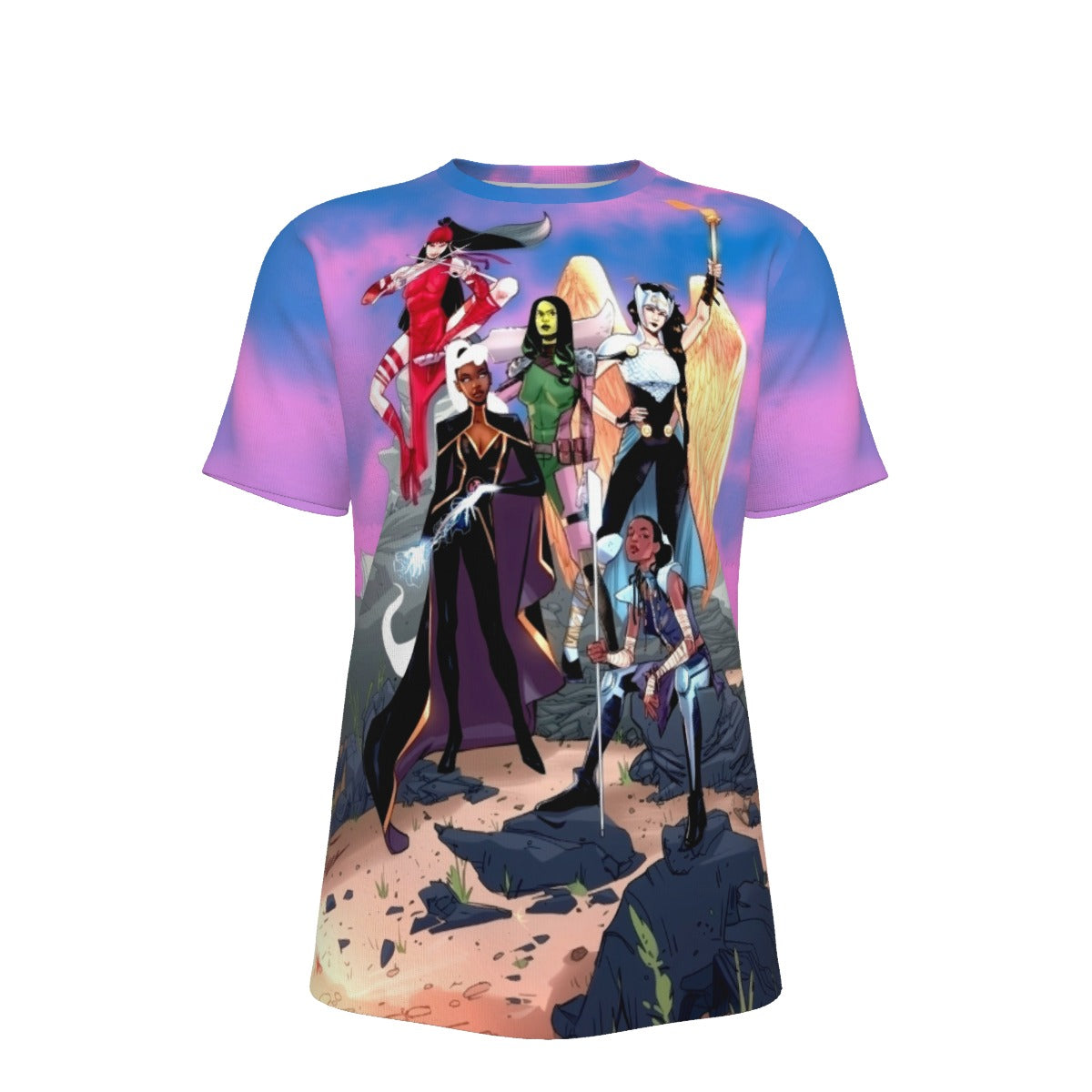 WOMEN OF MARVEL 1 V3 ALL OVER PRINT SHIRT AND TANK TOP