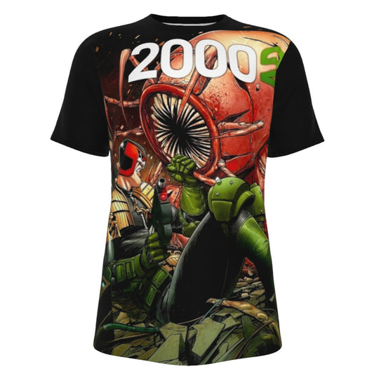 JUDGE DREDD 2000AD  1872 ALL OVER PRINT SHIRT AND TANK TOP
