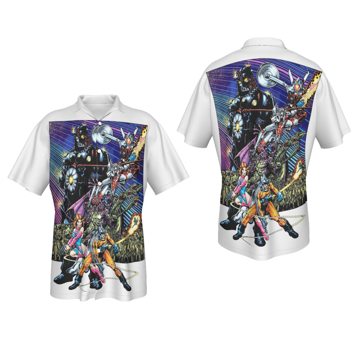 MICRONAUGHT TRIBUTE All Over Print Shirt & Tank Top - ARTHU ADAMS ART