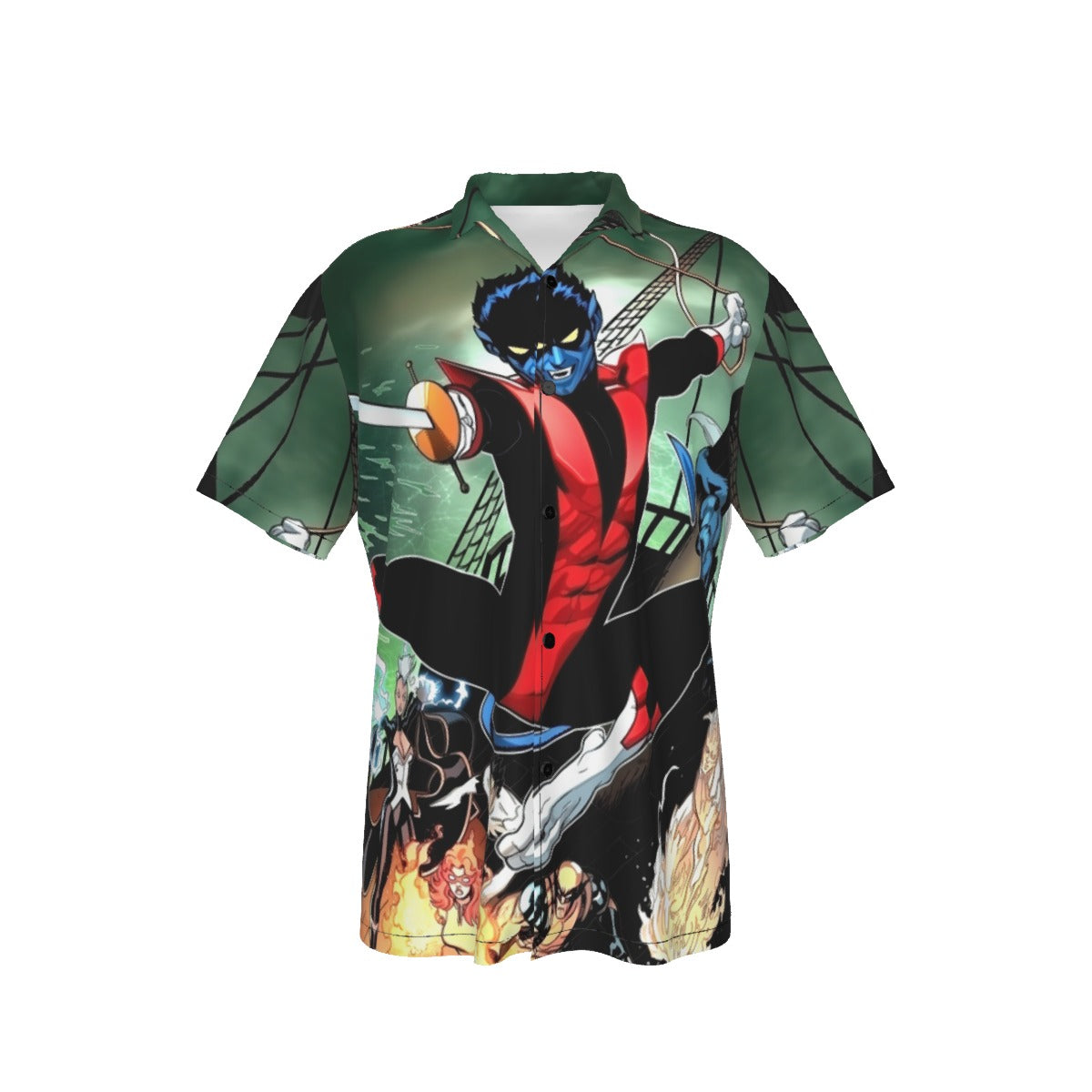 NIGHTCRAWLER ALL OVER PRINT SHIRT AND TANK - AMAZING XMEN 1
