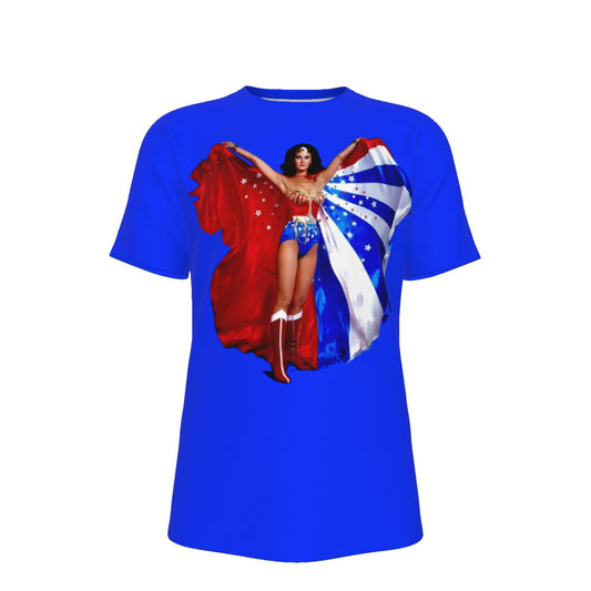 LYNDA CARTER TV WONDER WOMAN PHOTO 2 ALL OVER PRINT SHIRT AND TANK TOP