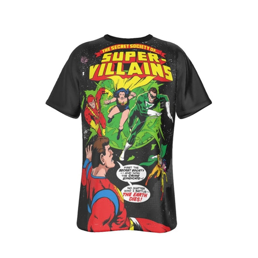 SECRET SOCIETY OF SUPER VILLAINS 13 COVER ALL OVER PRINT SHIRT AND TANK