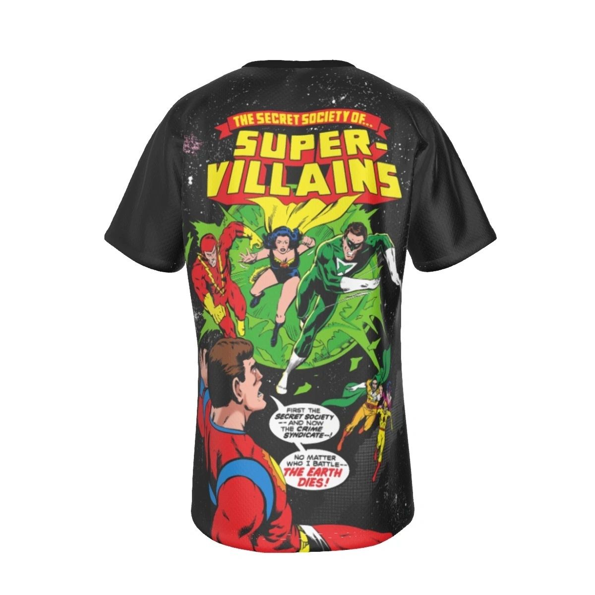 SECRET SOCIETY OF SUPER VILLAINS 13 COVER ALL OVER PRINT SHIRT AND TANK