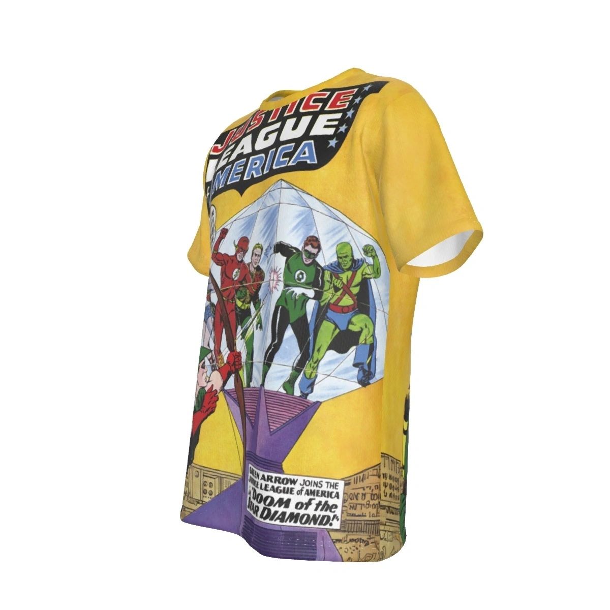 JLA 4 COVER ALL OVER PRINT SHIRT AND TANK-JLA FROM THE BEGINNING 7