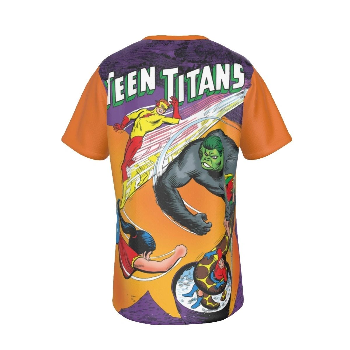TEEN TITANS 6 COVER ALL OVER PRINT SHIRT AND TANK- TT FROM THE BEGINNING 8