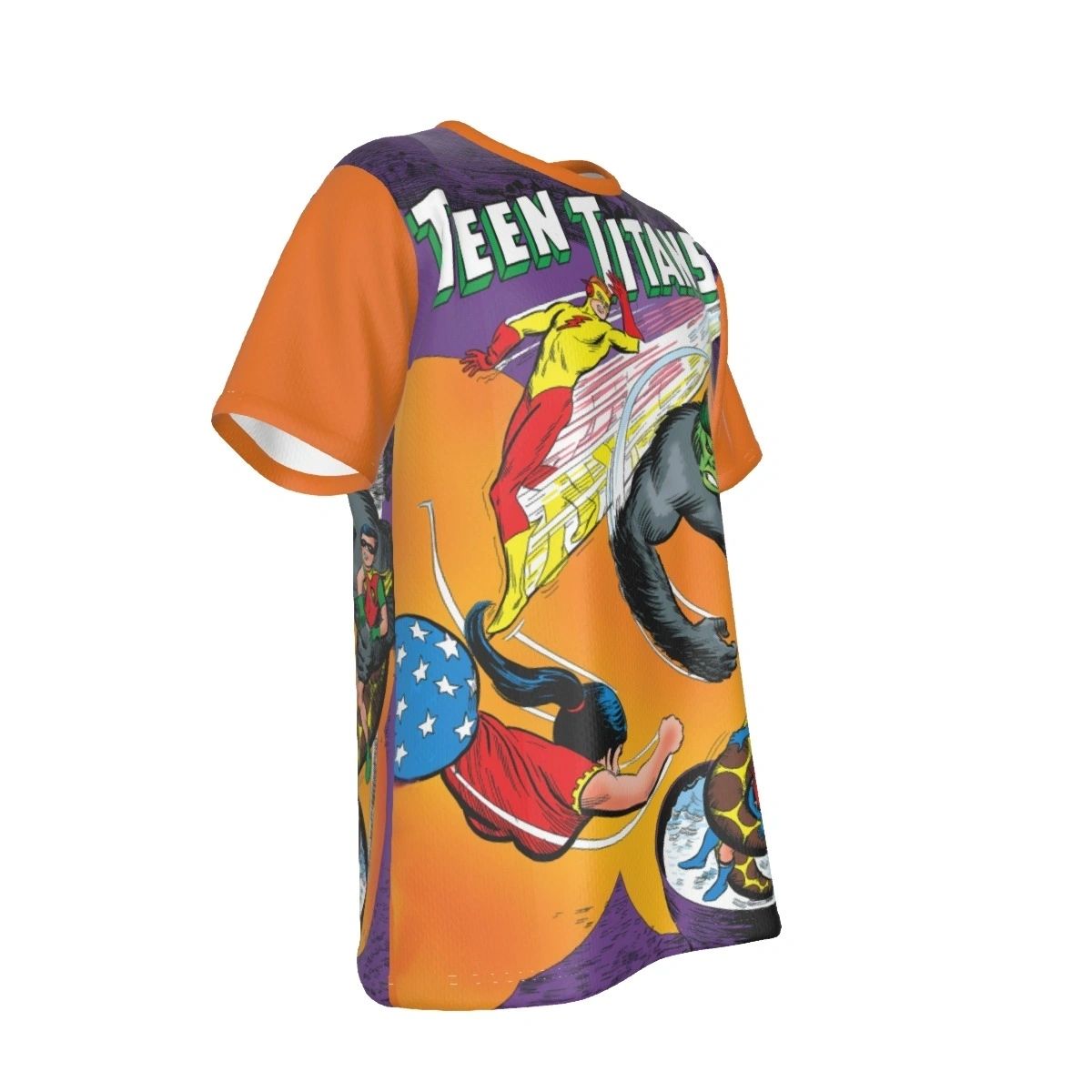 TEEN TITANS 6 COVER ALL OVER PRINT SHIRT AND TANK- TT FROM THE BEGINNING 8