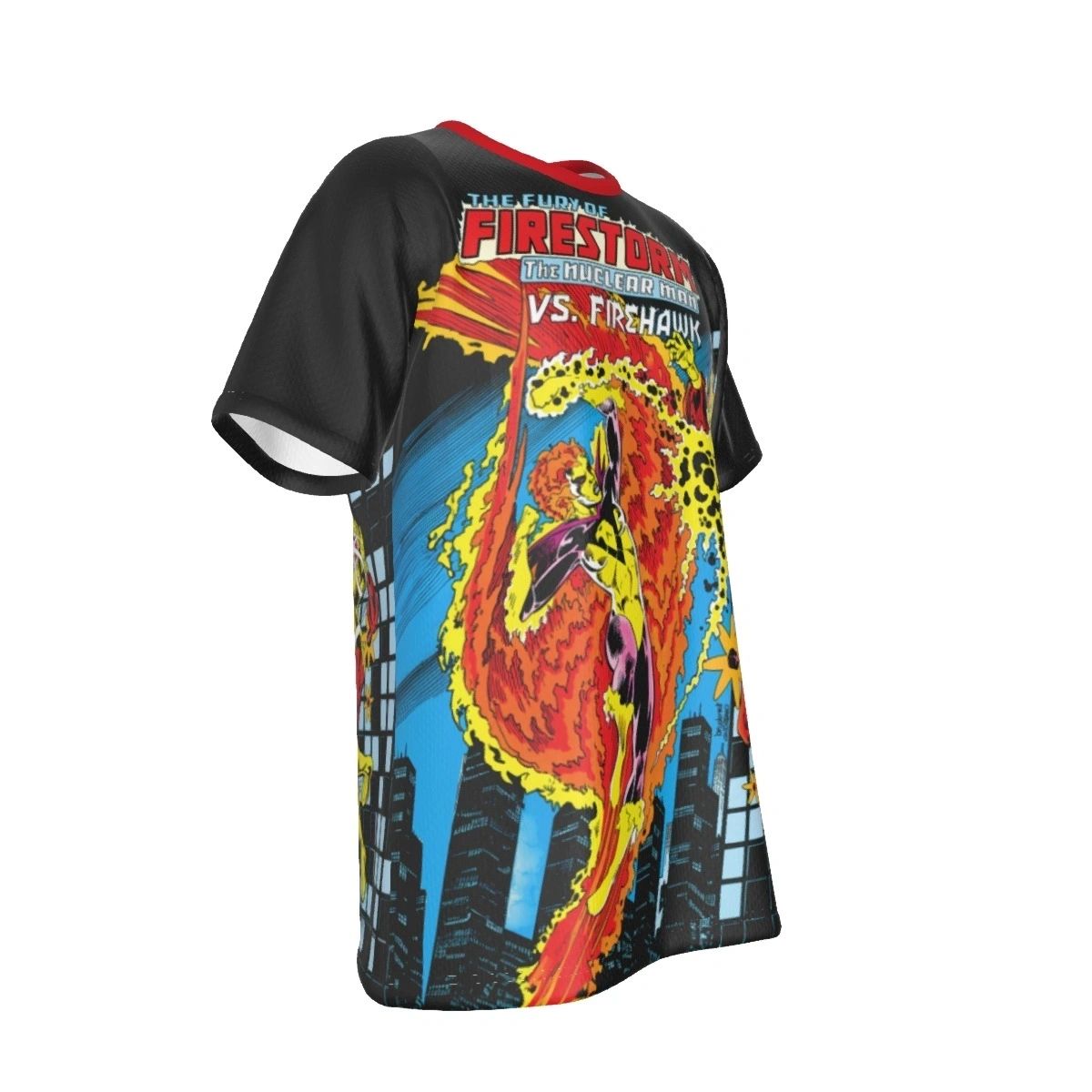 FURY OF FIRESTORM 17 COVER ALL OVER PRINT SHIRT AND TANK- FIREHAWK