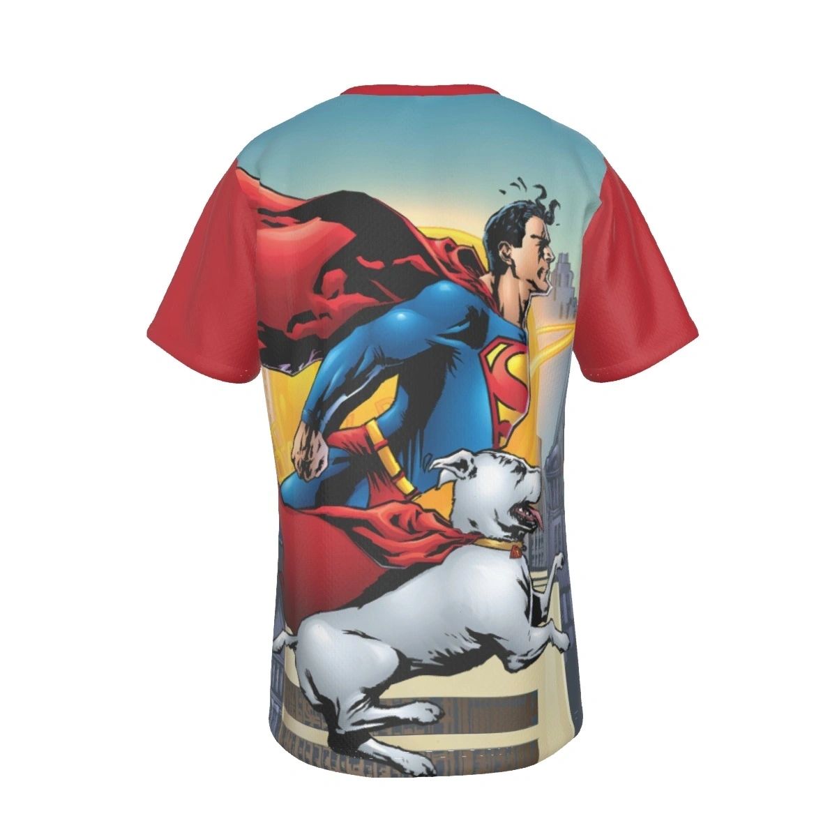 SUPERMAN MAN OF STEEL 112 COVER ALL OVER PRINT SHIRT AND TANK- KRYPTO