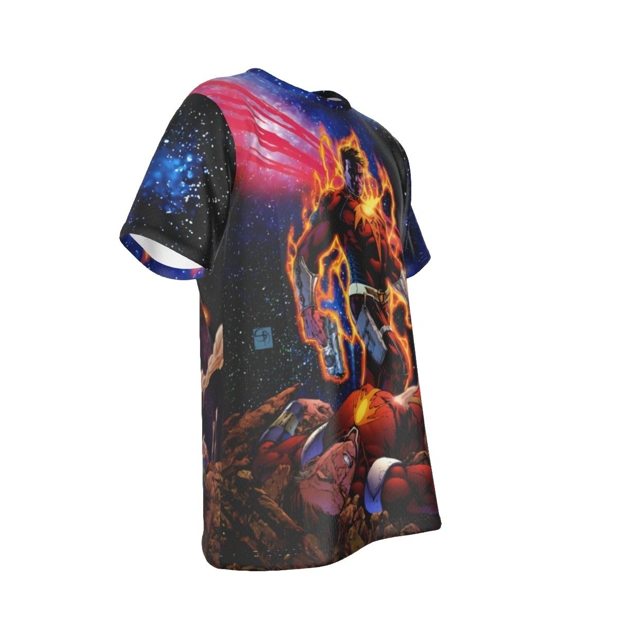 MYSTERY IN SPACE 1 COVER ALL OVER PRINT SHIRT AND TANK - CAPT COMET