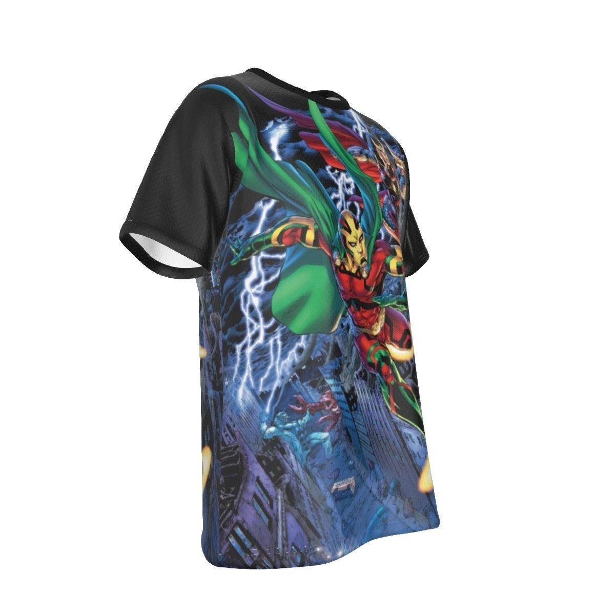 MR MIRACLE EARTH 2 PANEL ALL OVER PRINT SHIRT AND TANK - BIG BARDA