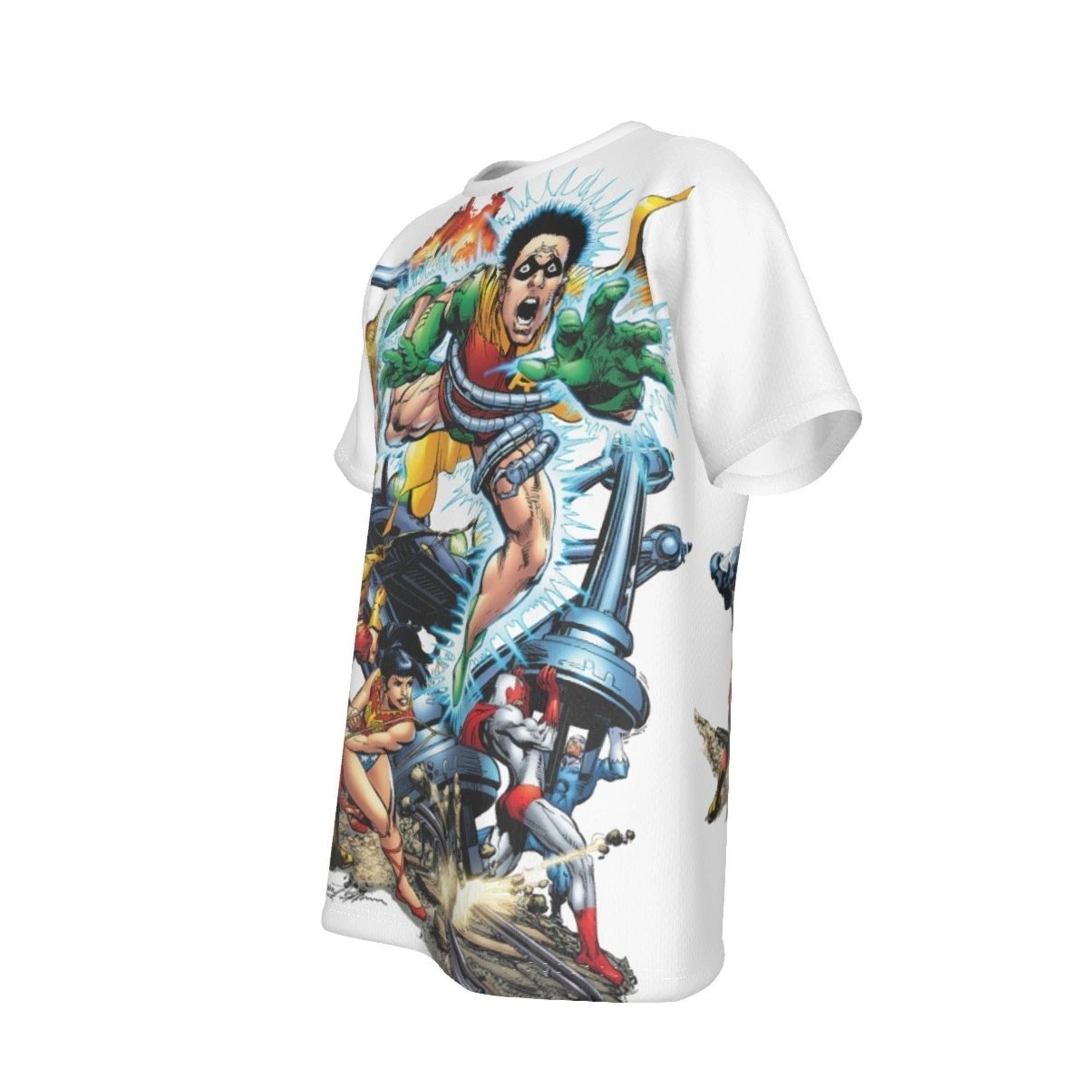 TEEN TITANS COVER ALL OVER PRINT SHIRT AND TANK - NEAL ADAMS ART