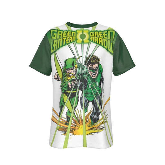 GREEN LANTERN GREEN ARROW TPB COVER ALL OVER PRINT SHIRT AND TANK - NEAL ADAMS ART