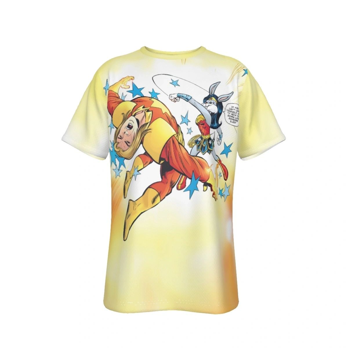 BUGS BUNNY MEETS LEGION COVER ALL OVER PRINT SHIRT AND TANK - WONDER BUGS VS SUNBOY