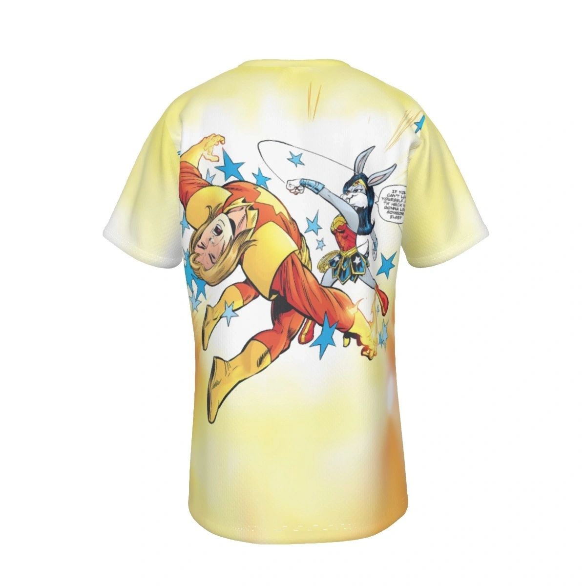 BUGS BUNNY MEETS LEGION COVER ALL OVER PRINT SHIRT AND TANK - WONDER BUGS VS SUNBOY