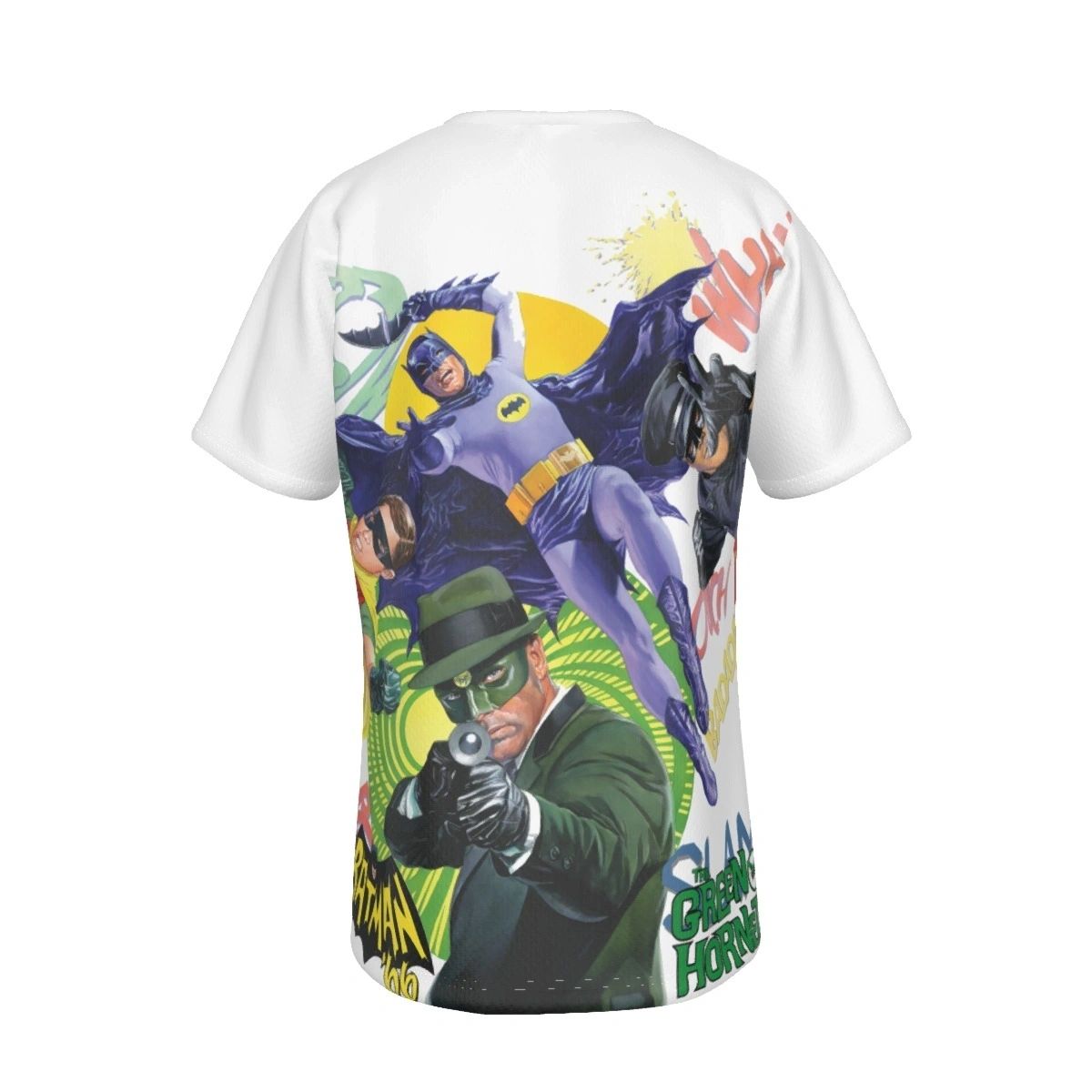 BATMAN 66 MEETS GREEN HORNET COVER ALL OVER PRINT SHIRT AND TANK