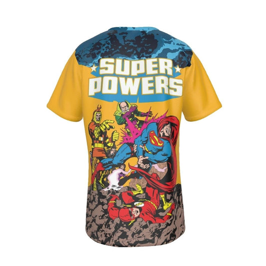 SUPER POWERS 1 ALL OVER PRINT SHIRT AND TANK - JACK KIRBY