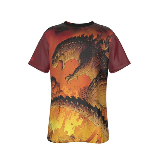 GODZILLA 1 ALL OVER PRINT SHIRT AND TANK- ARTHUR ADAMS ART