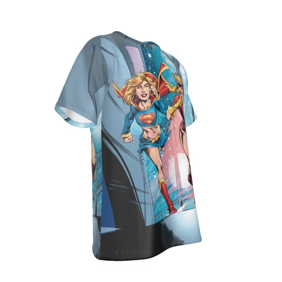 SUPERGIRL LIBERTY BELLE RACE ALL OVER PRINT SHIRT AND TANK