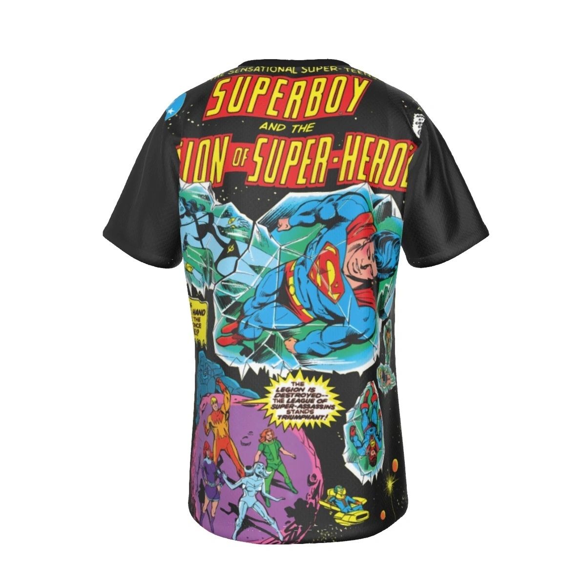 SUPERBOY & THE LEGION 254 ALL OVER PRINT SHIRT AND TANK