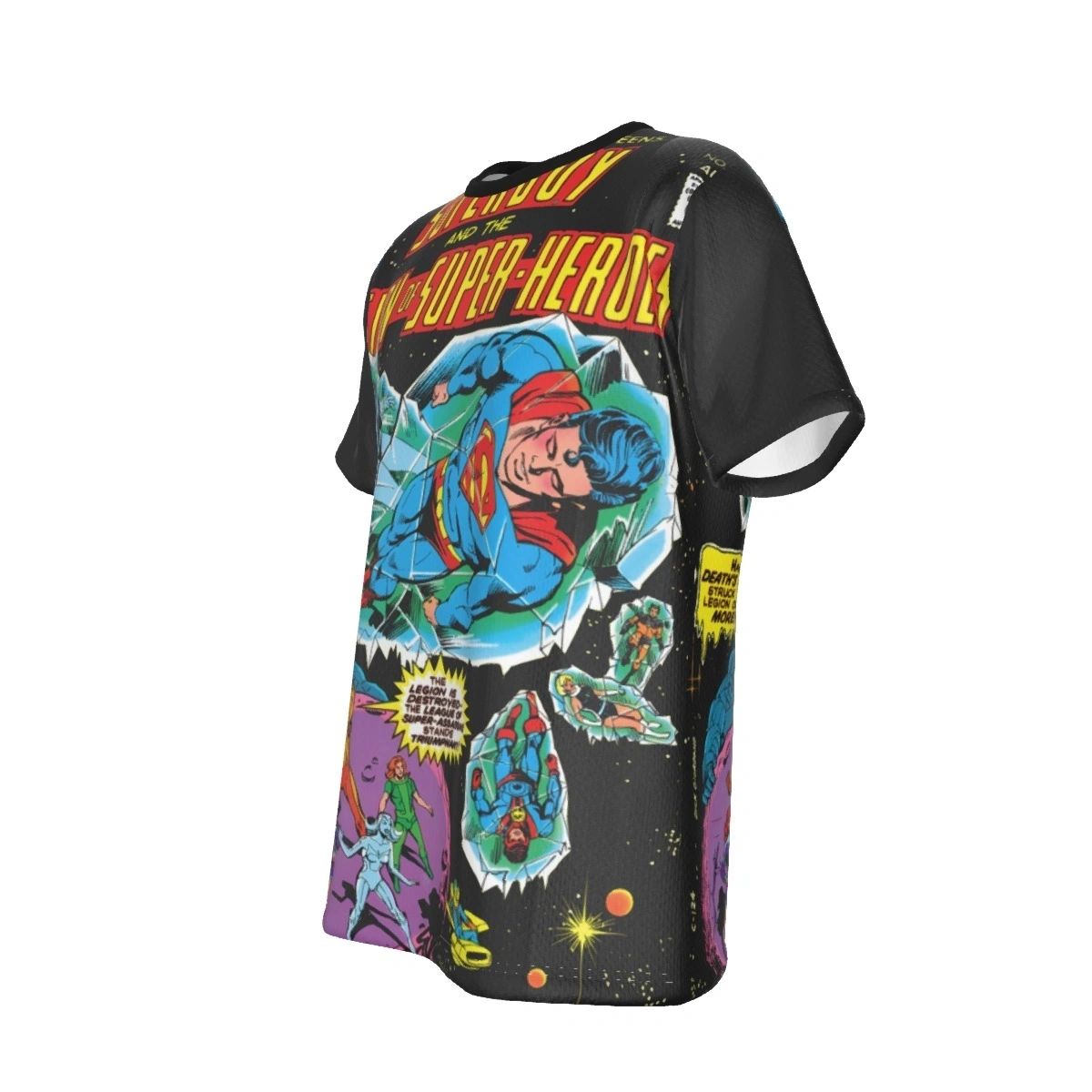 SUPERBOY & THE LEGION 254 ALL OVER PRINT SHIRT AND TANK