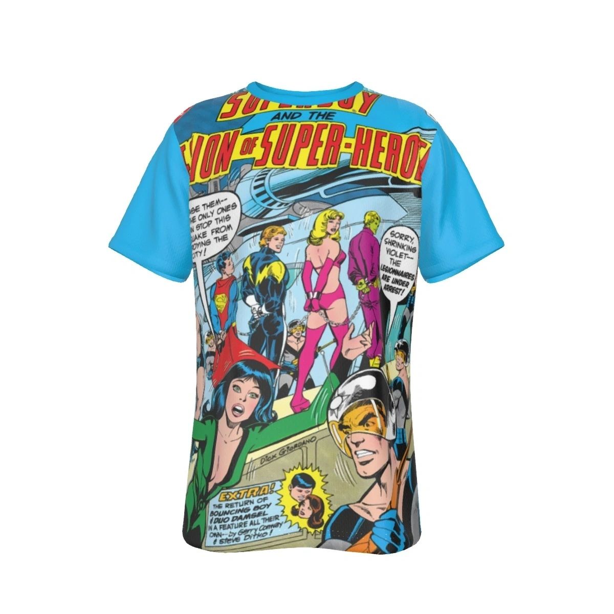 SUPERBOY & THE LEGION 257 ALL OVER PRINT SHIRT AND TANK