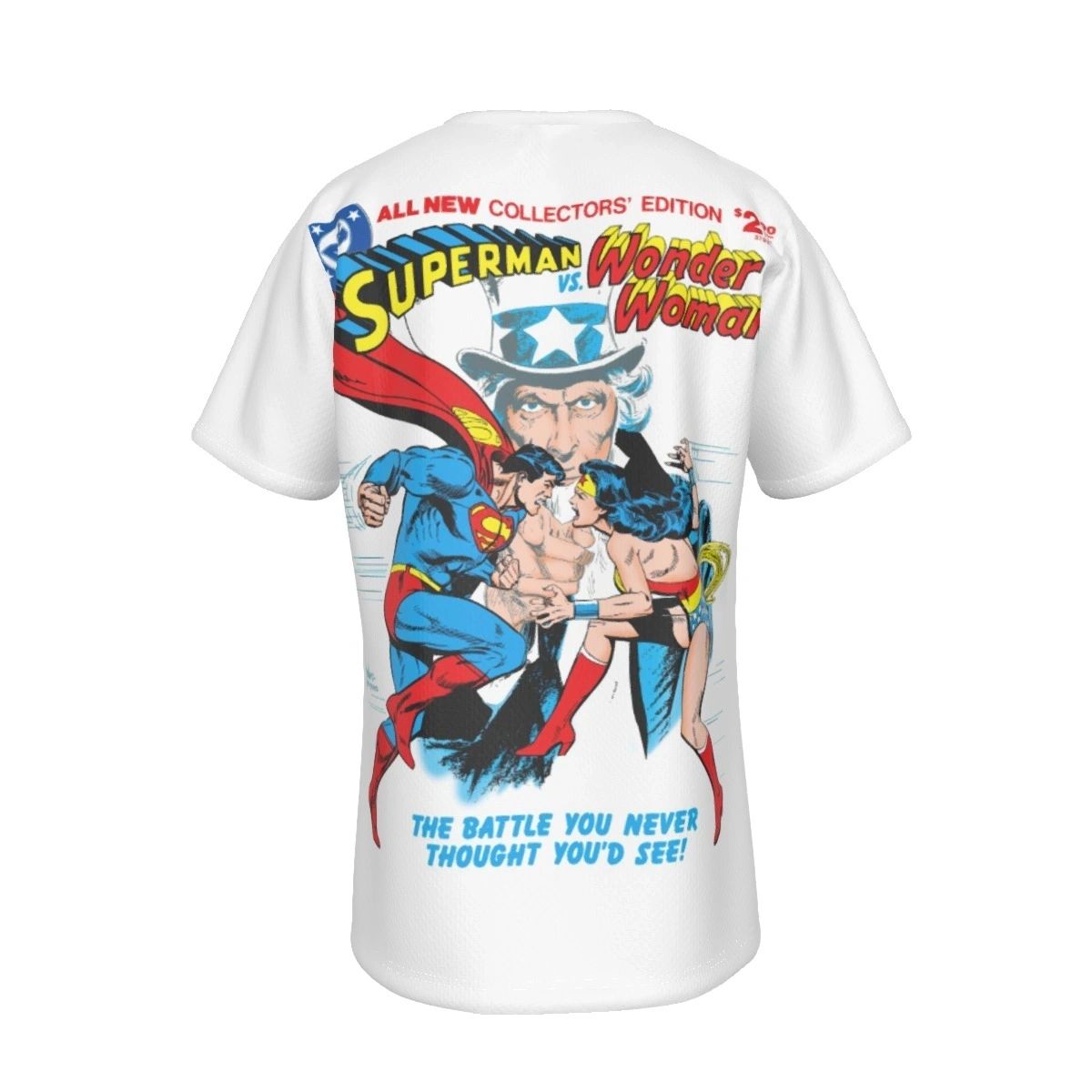 SUPERMAN VS WONDER WOMAN ALL OVER PRINT SHIRT AND TANK - JOSÉ LUIS GARCÍA-LÓPEZ ART