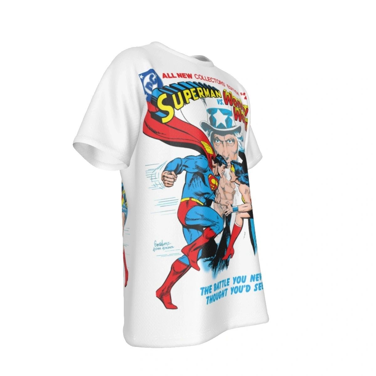 SUPERMAN VS WONDER WOMAN ALL OVER PRINT SHIRT AND TANK - JOSÉ LUIS GARCÍA-LÓPEZ ART