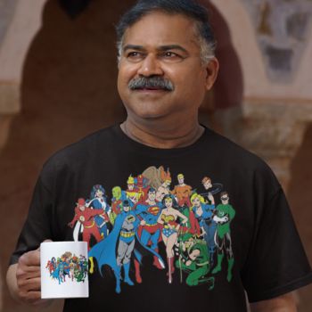 SUPERHEROES - JOSÉ LUIS GARCÍA-LÓPEZ ART - COTTON SHIRT