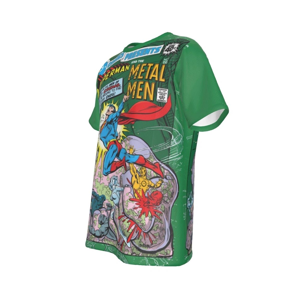 DC COMICS PRESENTS 4 ALL OVER PRINT SHIRT AND TANK - JOSÉ LUIS GARCÍA-LÓPEZ ART - METAL MEN