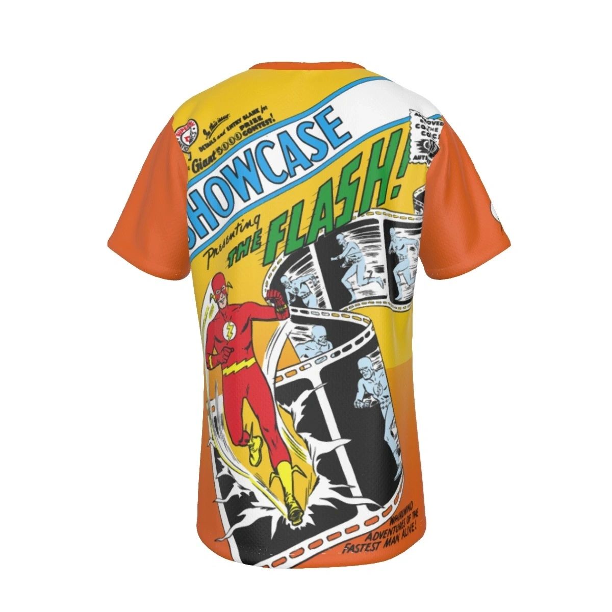 SHOWCASE 4 OVER PRINT SHIRT AND TANK- 1ST FLASH (BARRY ALLEN)